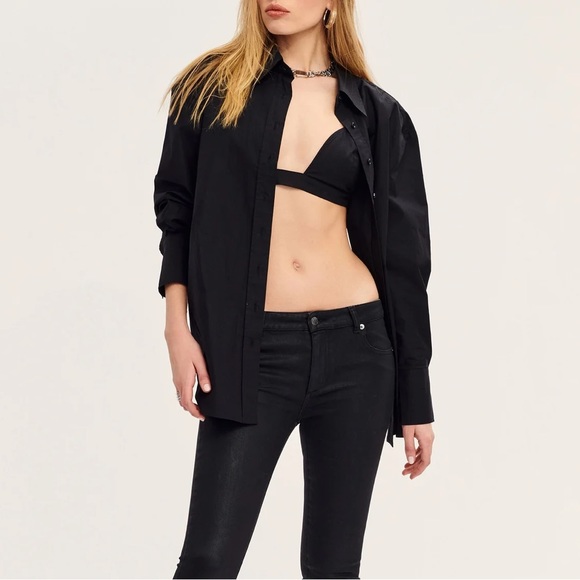 SER.O.YA Black Lydia Shirt - Picture 3 of 5